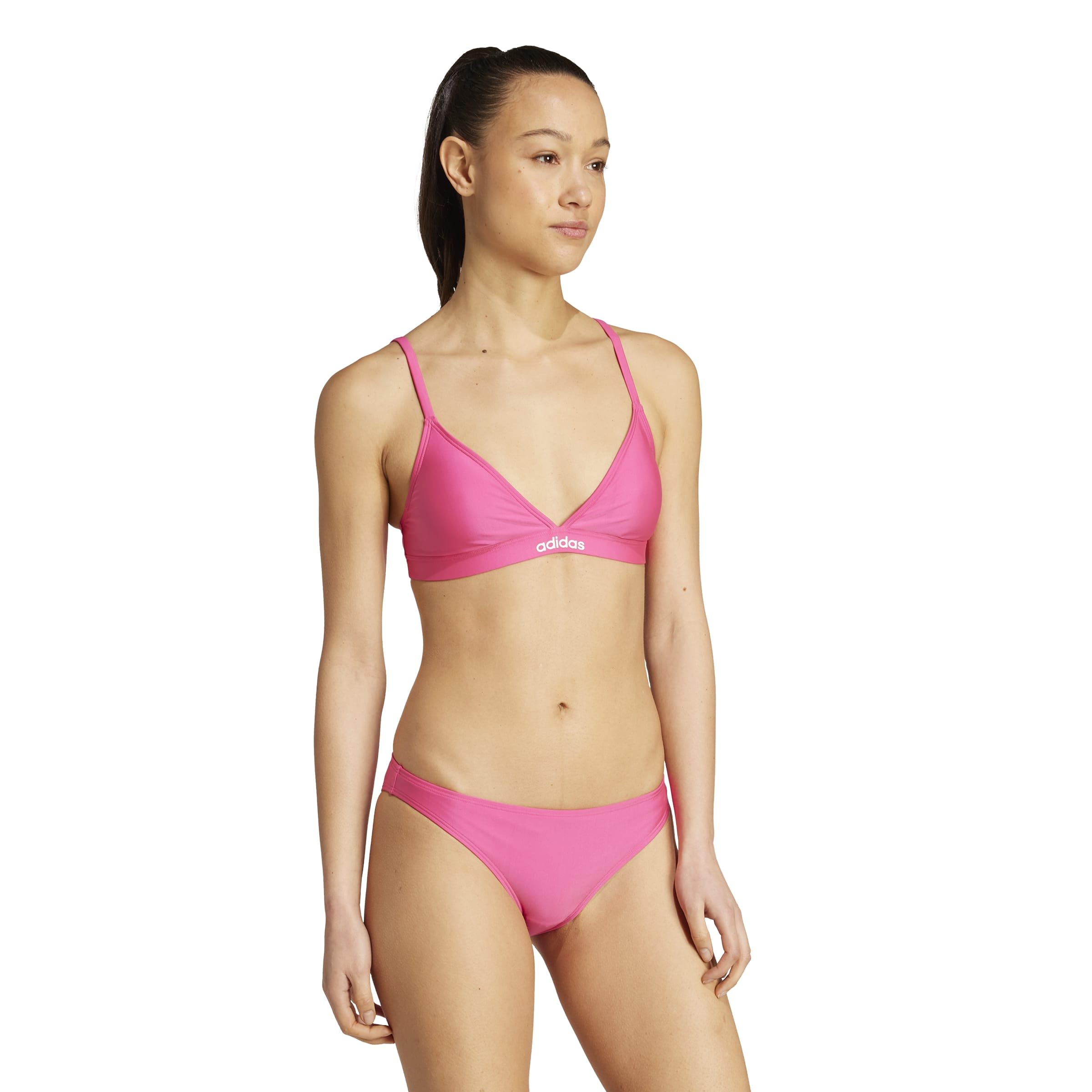 adidas Women's Triangle Bikini Set mit 2-Wege-verstellbaren Trägern