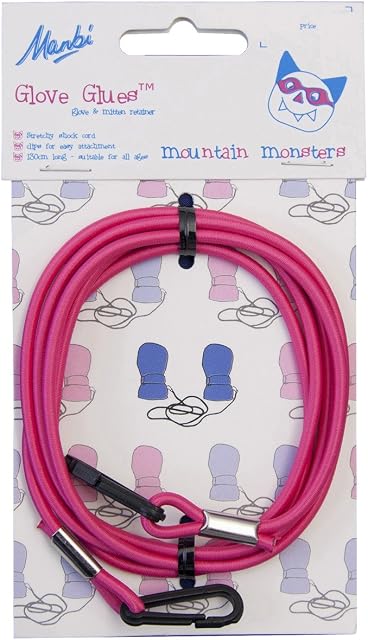 Manbi Glove Glue - glove Retainers (Magenta)