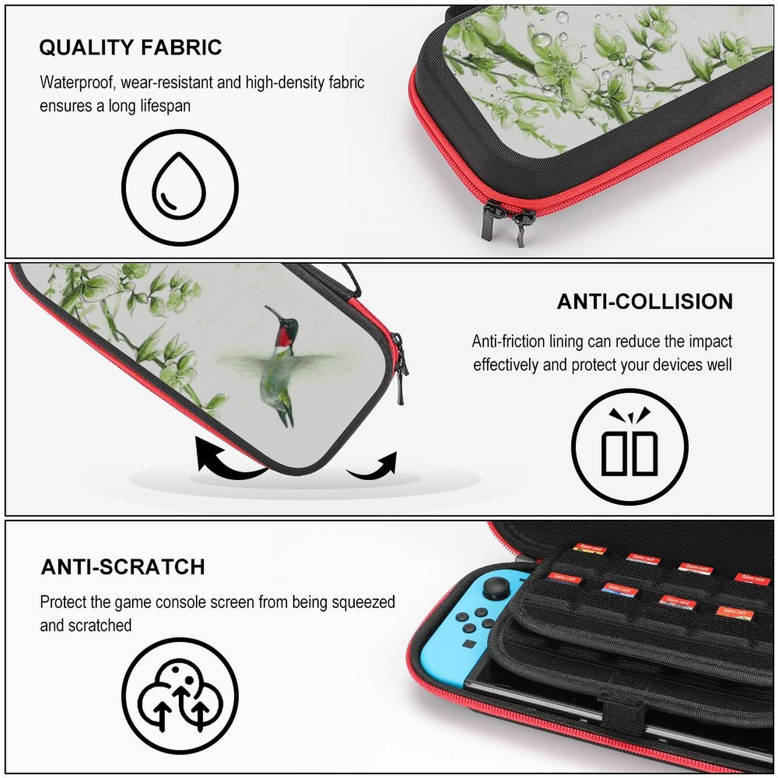 J*読様 ニンテンドースイッチ本体　ケースと充電器付き Amazon.co.jp: Switchケース ニンテンドースイッチケース 緑の花 花柄