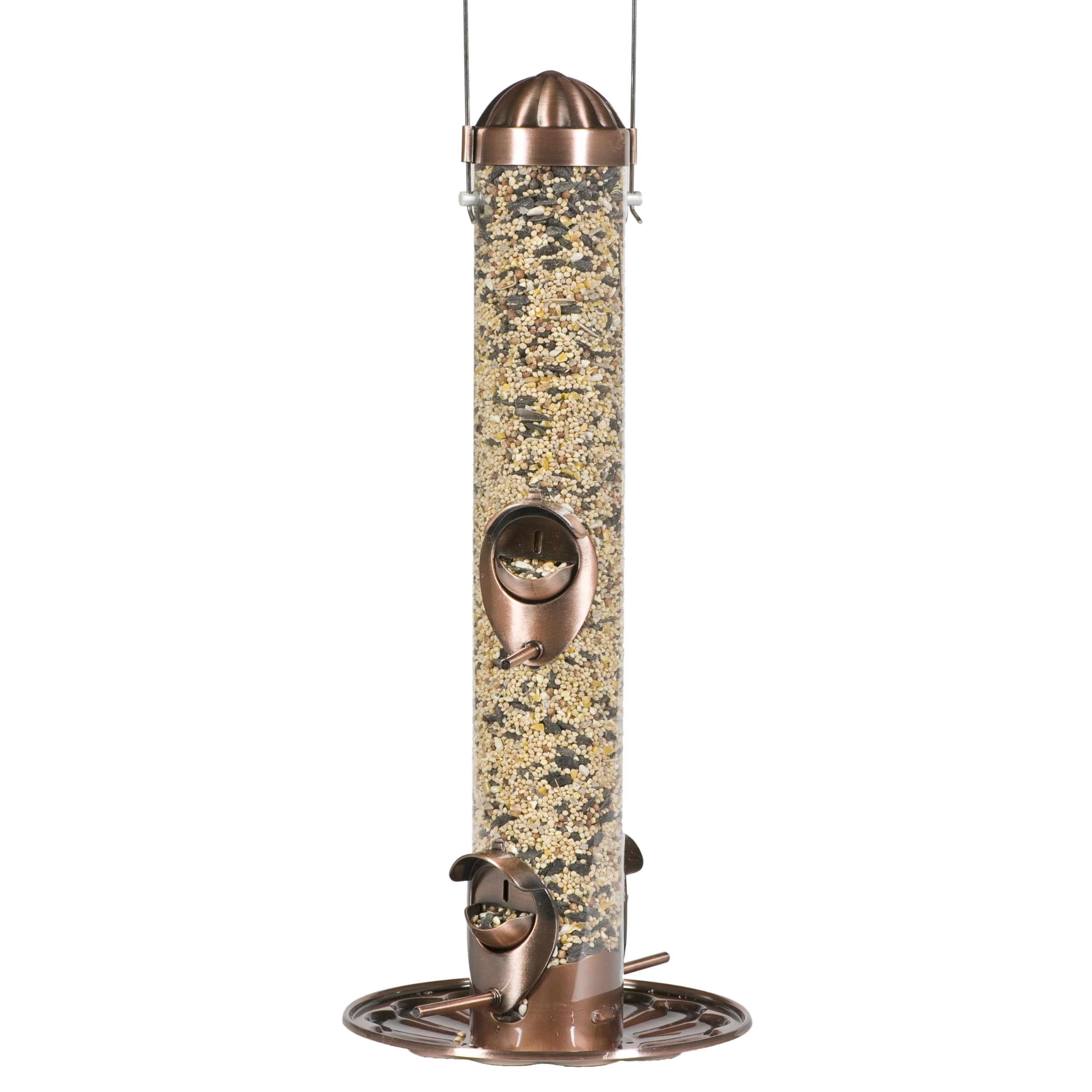Perky-Pet 385-2 2-in-1 Copper Finish Bird Feeder