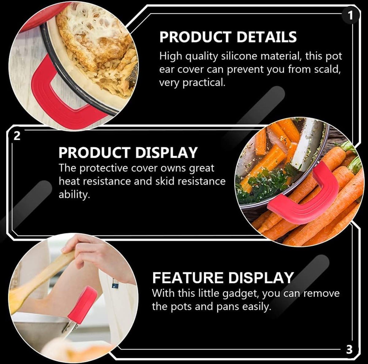 Royal Swiss® Marmite induction - Poêle induction avec Poignées amovibles - Ø 28 cm / 10,5 litres - Casseroles à soupe avec couvercle - Pan tous feux - Revêtement antiadhésif - Beige (Noir, 28cm)