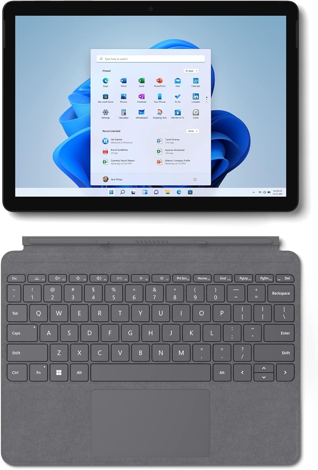 Microsoft Surface GO 3 - P/8GB/128GB Tablet 10.5, 8 GB RAM, 128 GB SSD, Intel Pentium Gold 6500Y, Windows 11 Home in S mode, Platino Microsoft Surface GO 3 - P/8GB/128GB Tablet 10.5, 8 GB RAM, 128 GB SSD, Intel Pentium Gold 6500Y, Windows 11 Home in S mode, Platino