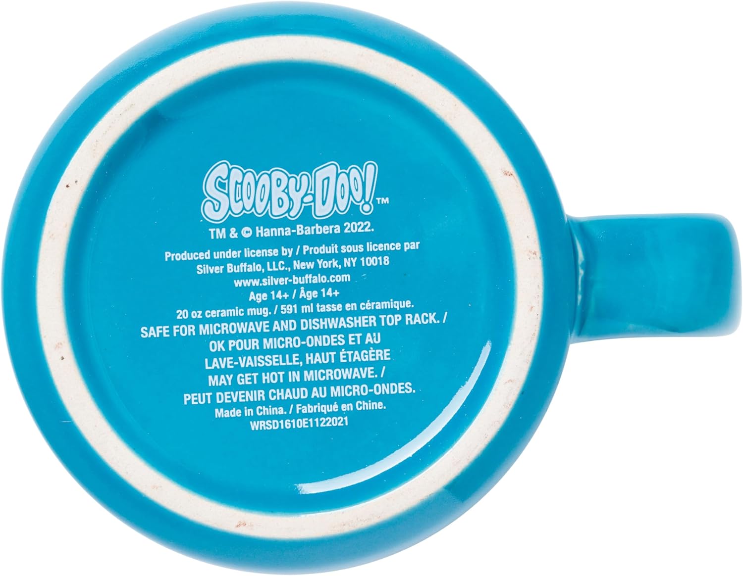 Silver Buffalo Scooby Doo Featuring Fred, Shaggy, Velma, and Daphne Ceramic Camper Mug, 20 Ounces - Image 4