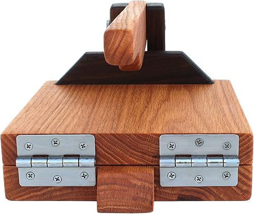 Vista 16 de 10 Inch Oak & Walnut Tortilla Press – Handmade Hardwood Tortilla Maker by Central Coast Woodworks Red Oak and Walnut