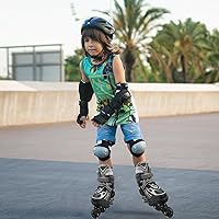 Vista 5 de Adjustable Inline Skates for Kids and Teens Ages 4-16, All 8 Wheels of Inline Roller Skates Light Up, Safe and Fun Illuminating for Outdoor Indoor