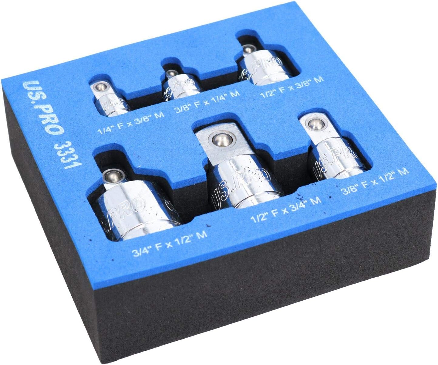 6pc socket adaptor/adapter set by BERGEN AT813