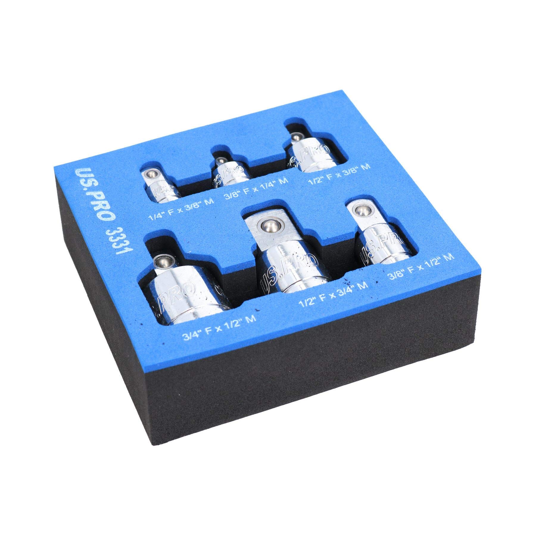 6pc socket adaptor/adapter set by BERGEN AT813