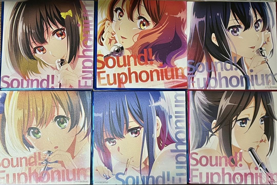 Amazon.co.jp: 響けユーフォニアム スタンドビジュアルカード 6種