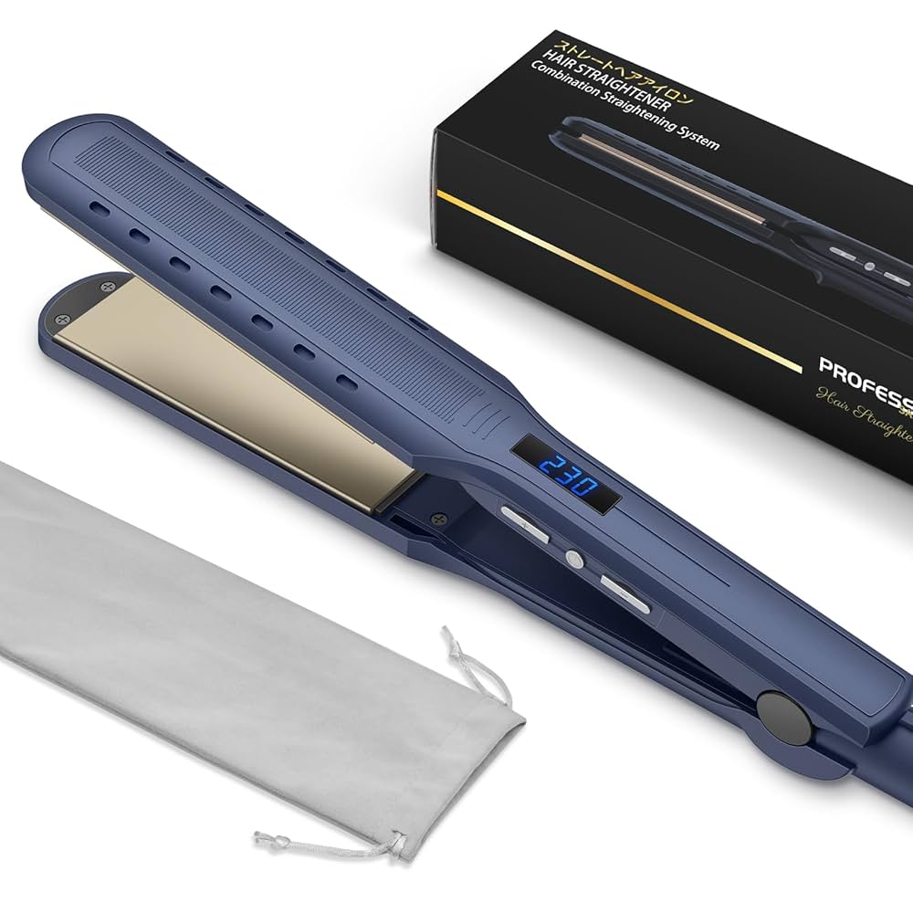 【新品特価 30%OFF ストレートもカールも自在！髪が潤う美髪スタイラー】 楽天市場】【正規販売店&海外対応】ヘアアイロン ストレート