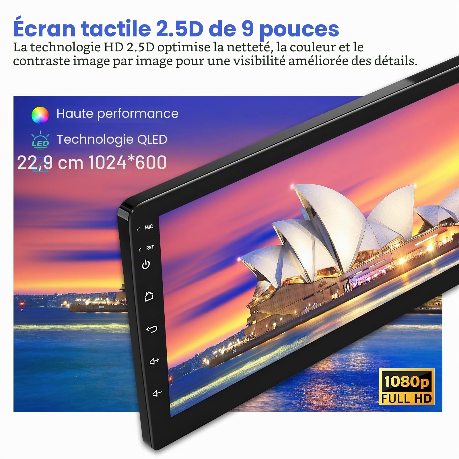 Inefala 2G+64G Autoradio Android pour Fiat Bravo 2008-2013