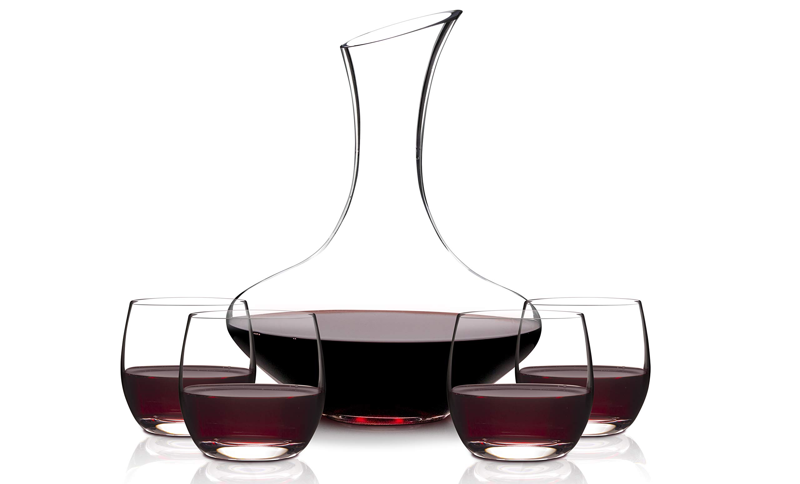 4 pack crystal wine glasses Sur La Table Kitchen Essentials Crystal Clear 18 oz 4 Pack All Purpose White Wine Glass With Modern Curve Silhouette