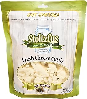 Generic Stoltzfus Family Dairy Fresh Cheese Curds Dill and Garlic 8 oz, 1