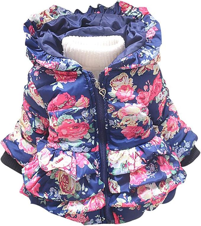 New Baby Girl's Flower Jacket Coats Girl Outerwear Autumn Winter