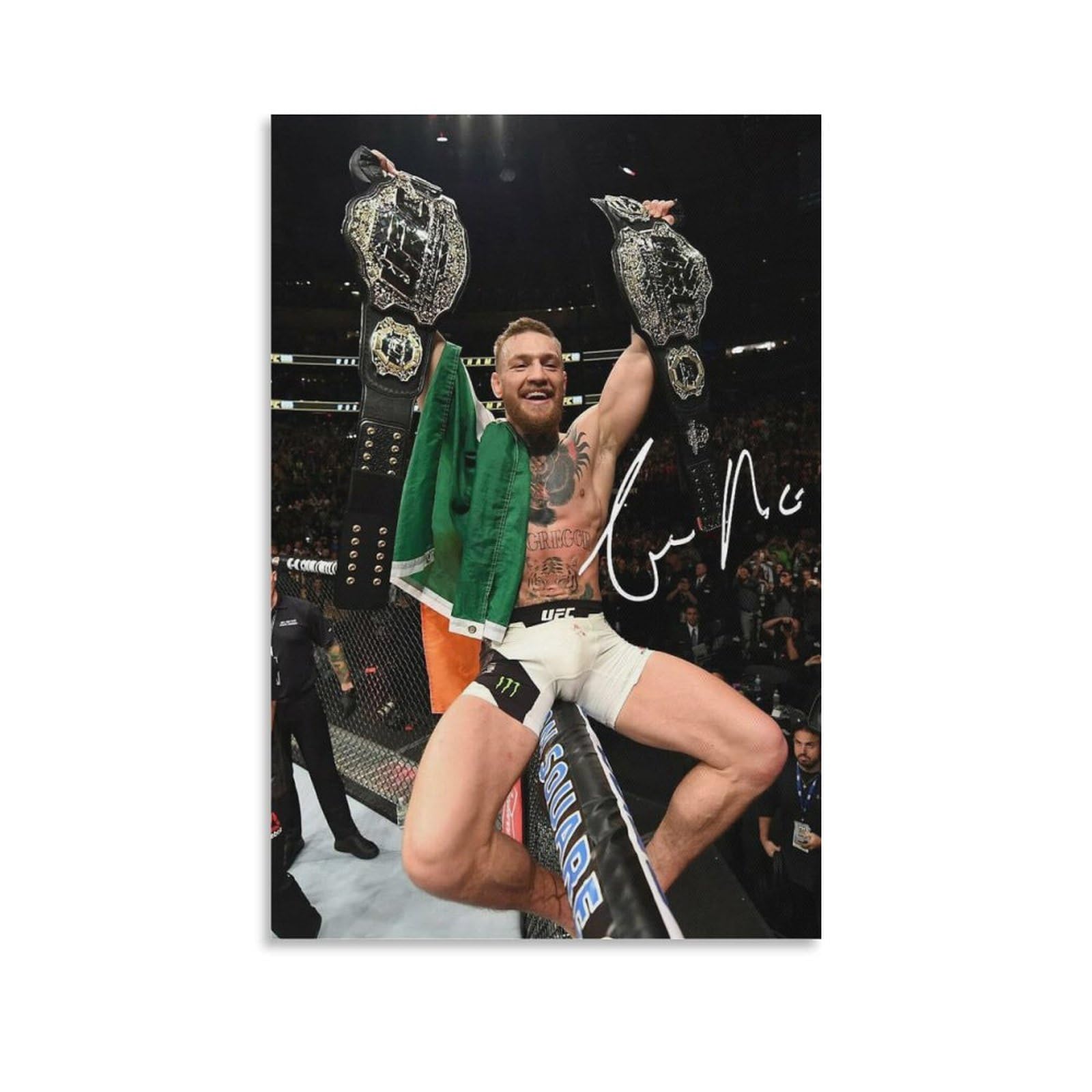 ASUIU Conor McGregor Canvas Poster Picture Print Wall Art Poster Painting Canvas Posters Artworks Room Aesthetic 08x12inch(20x30cm)