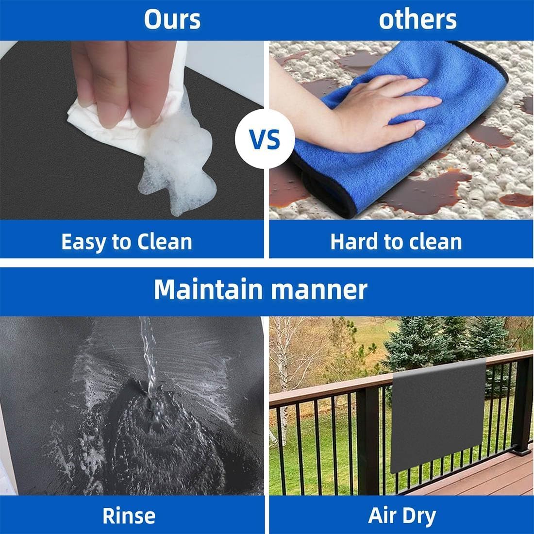 NEVKA Bathroom Rug Mat,2x4ft, Modern Diatomaceous Bath Rugs, Comfortable & Thin, Absorbent Water, Non-Slip, Machine Washable, Bath Mats for Bath Floor, Tub and Shower, Dark Orange