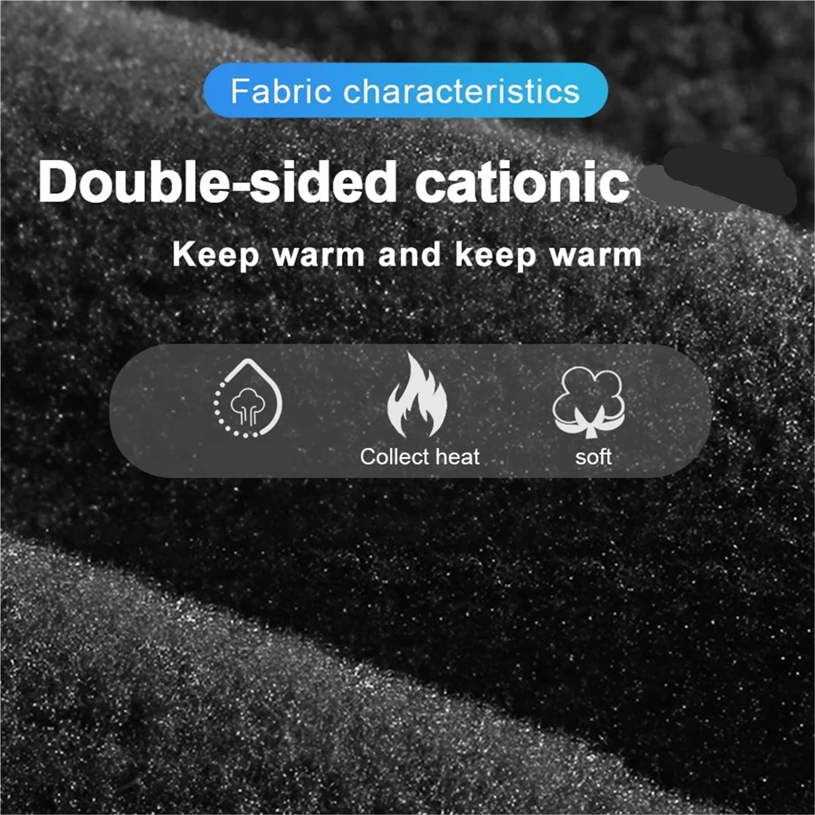 Casquette de vélo d'hiver 2 pièces, Casque Ski Chaud et résistant au Froid, doublée Casquette Coupe-Vent for Montagne for Hommes Femmes pour Vélo(Black)