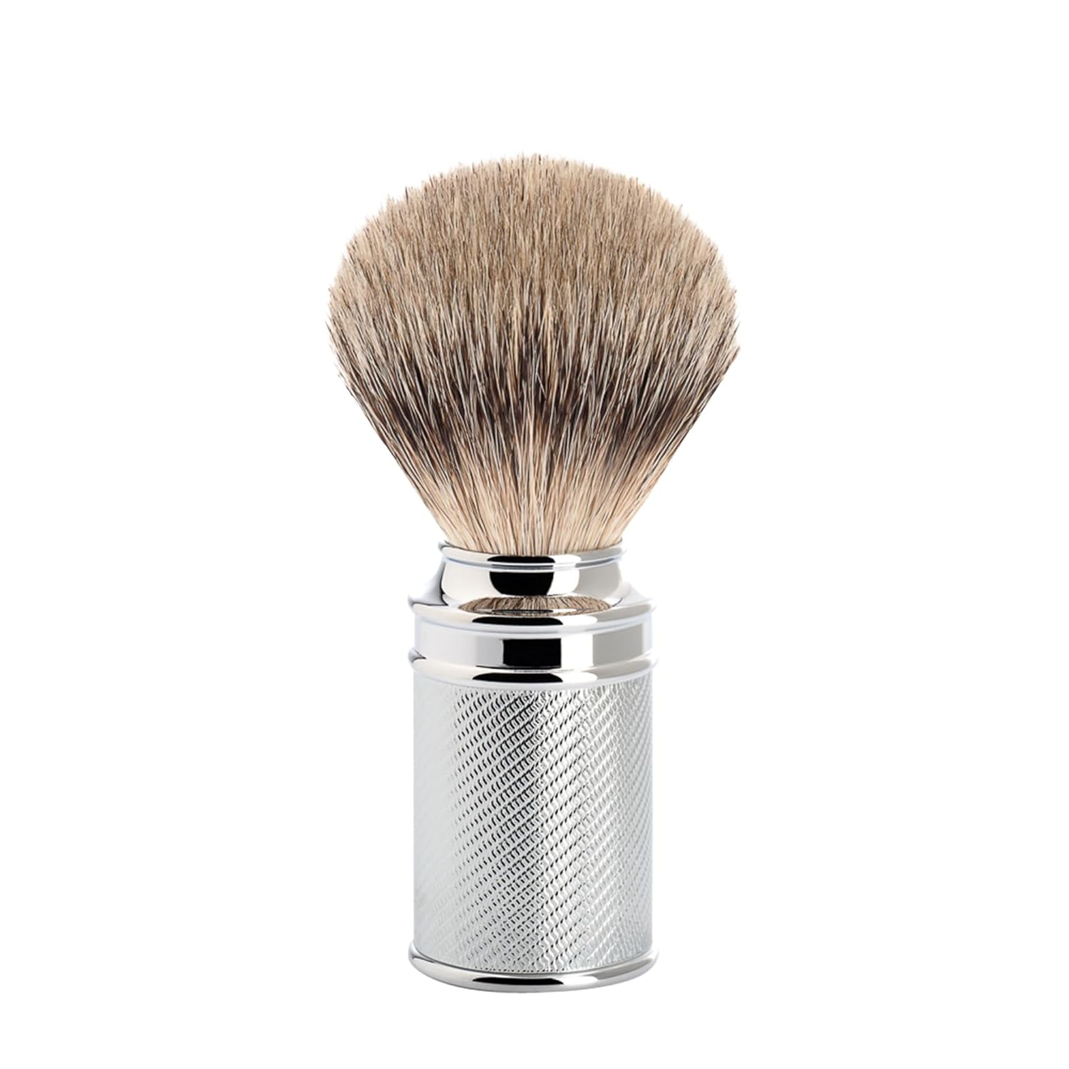 MÜHLE Chrome Silvertip Badger Safety Razor (Closed Comb) Shaving Set - Perfect for Every Day Use, Barbershop Quality Close Smooth Shave