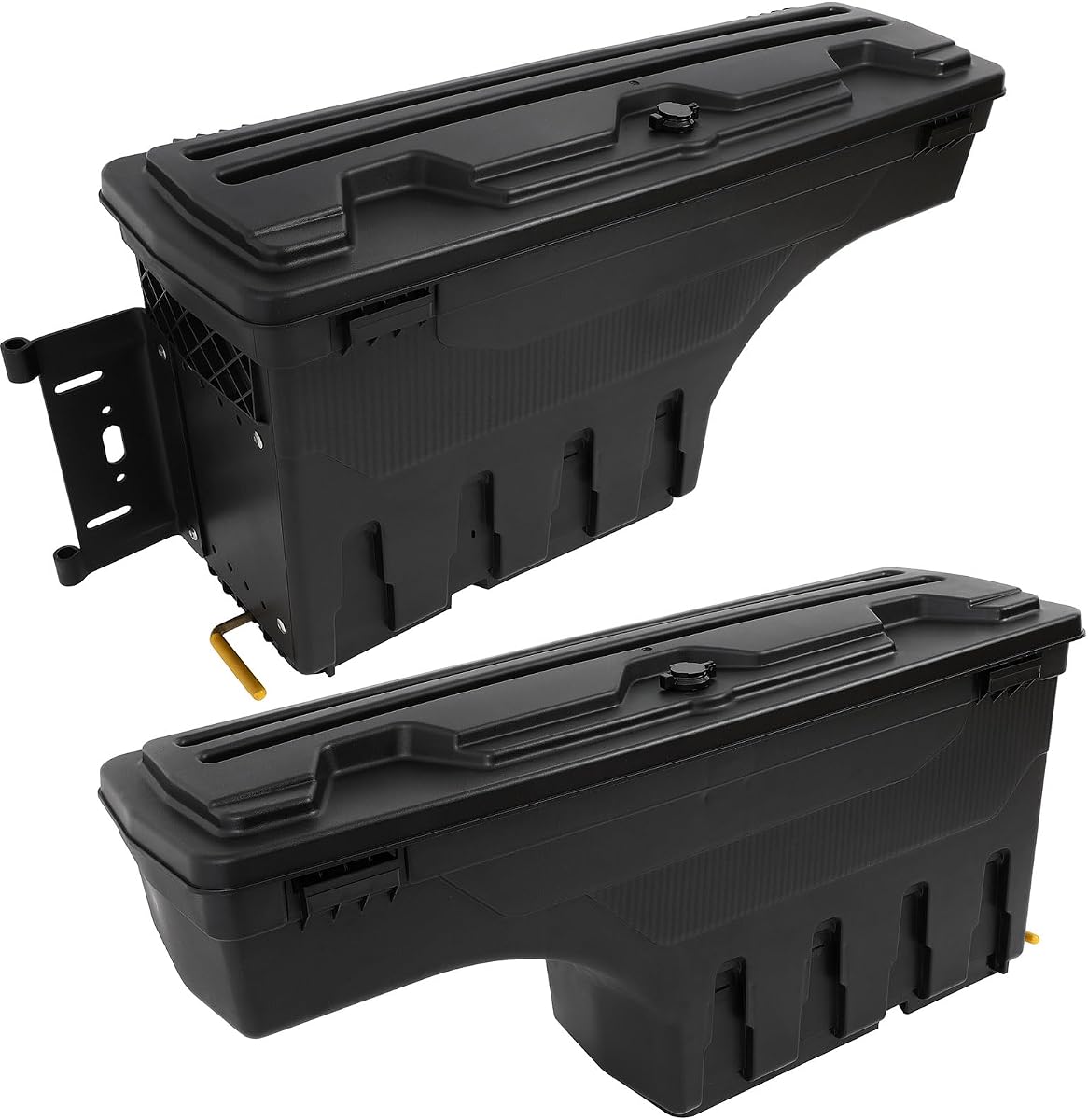 SCITOO Truck Bed Tool Box Fit for Jeep Gladiator | Wheel Well Swing Tool Box Fit for Jeep Gladiator 20-23|Left & Right Side Truck Bed Storage Box