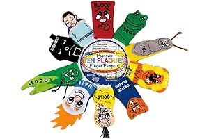 Passover "Ten Plagues" Finger Puppets Judaica
