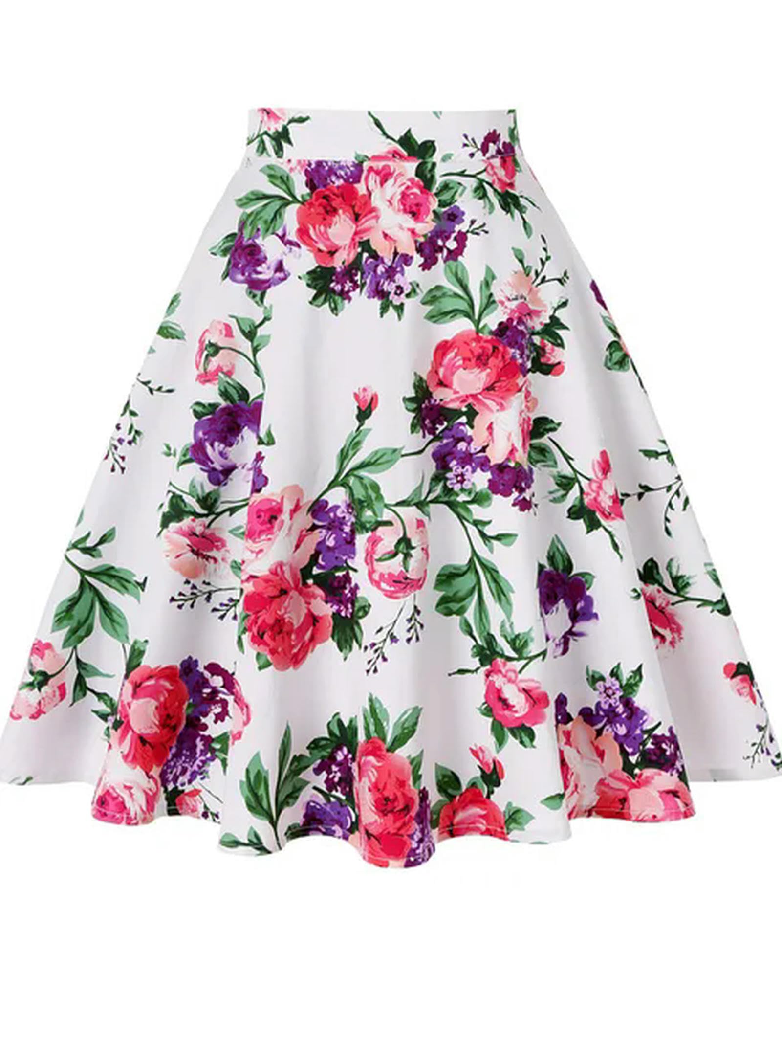 Jupe parapluie noire taille haute vêtement défilé femmes S