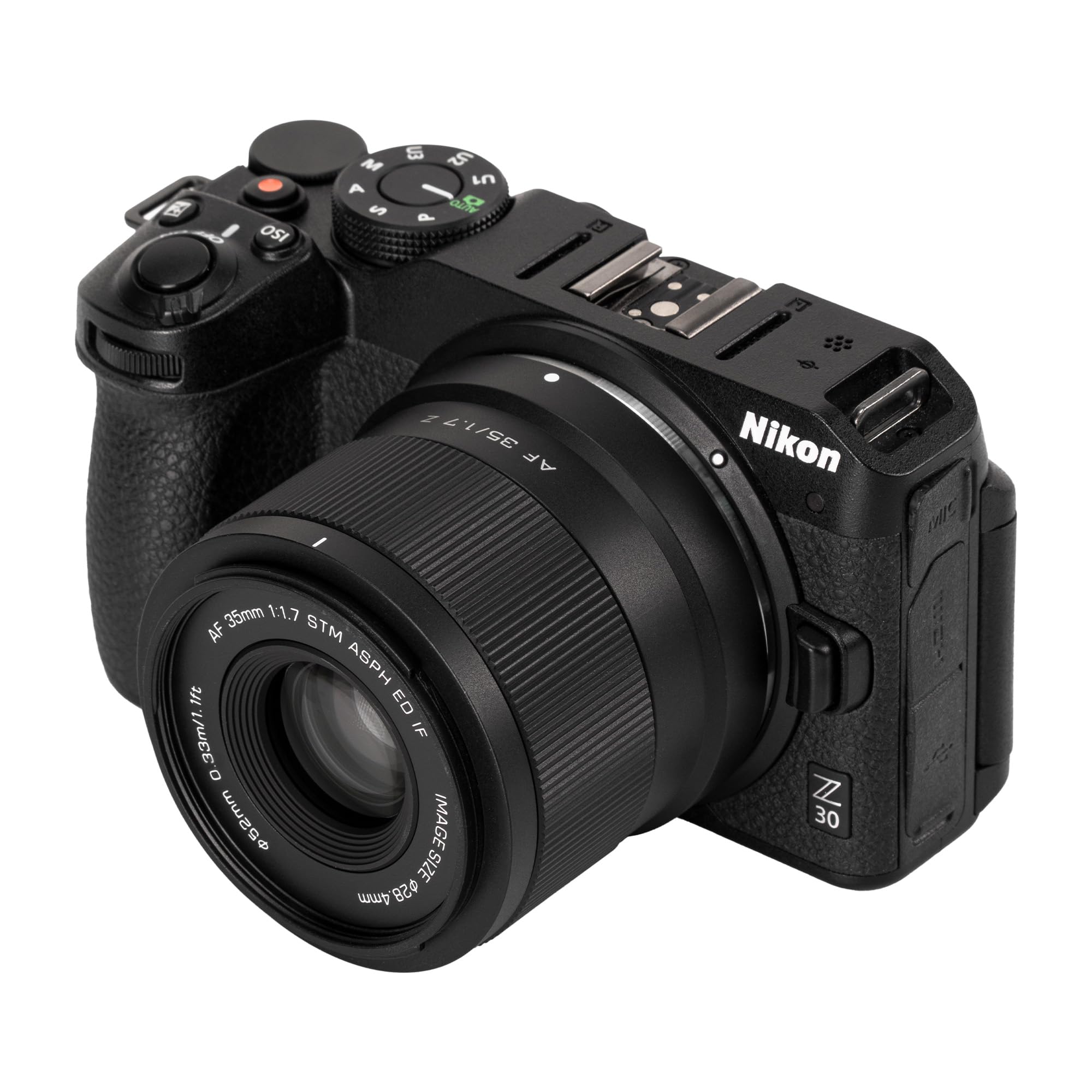 VILTROX Lente de enfoque automático AF 35 mm F1.7 con montura Z, lente de gran apertura F1.7 para montura APS-C Z para Z30 Z50 Z fc Z9, etc., negro