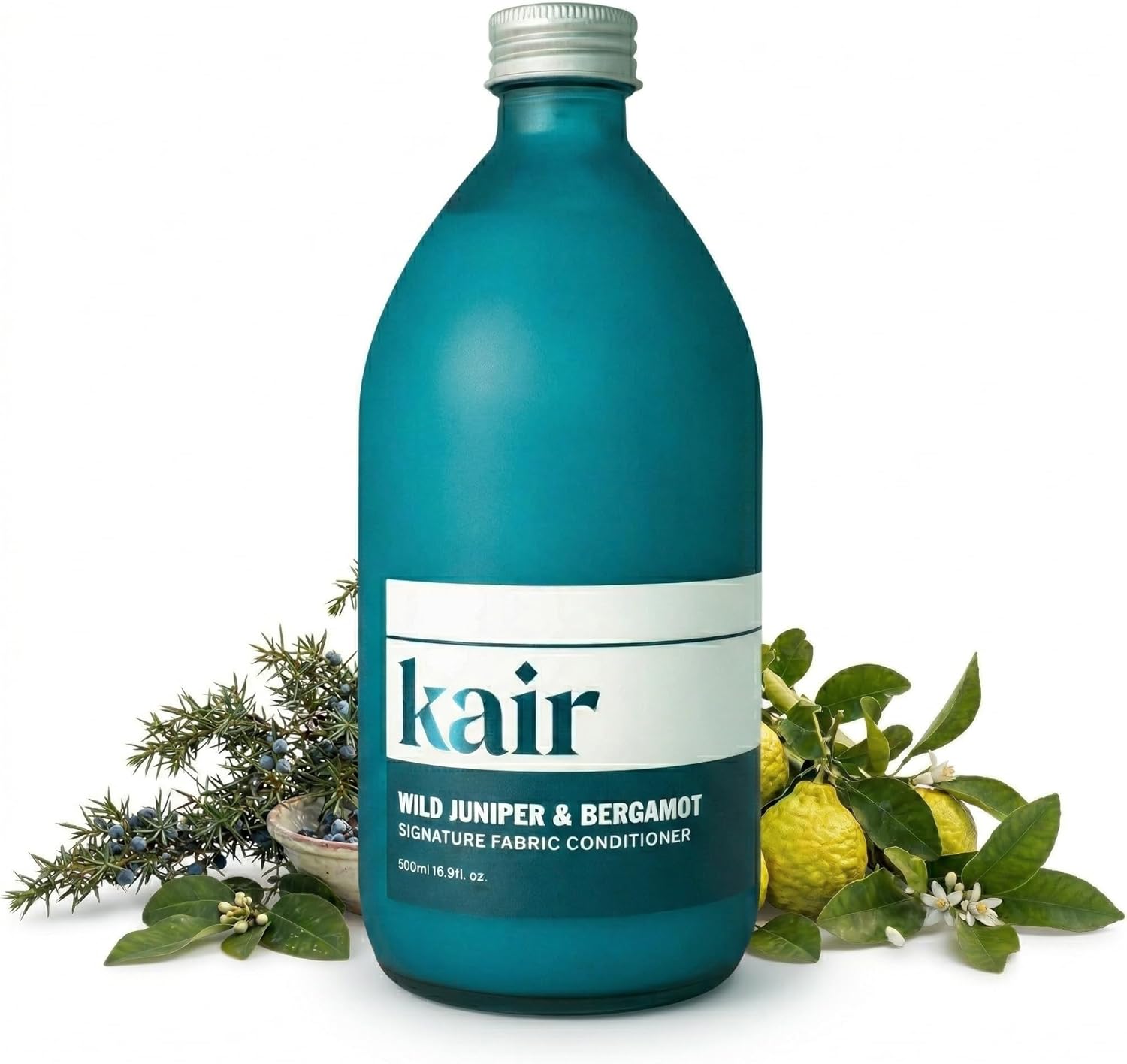 Kair Signature Fabric Conditioner – Wild Juniper & Bergamot | Plant-Based Fabric Softener, 16.9 Fl Oz, Vegan, Cruelty-Free, Biodegradable, Anti-Static Softens & Protects Fibers
