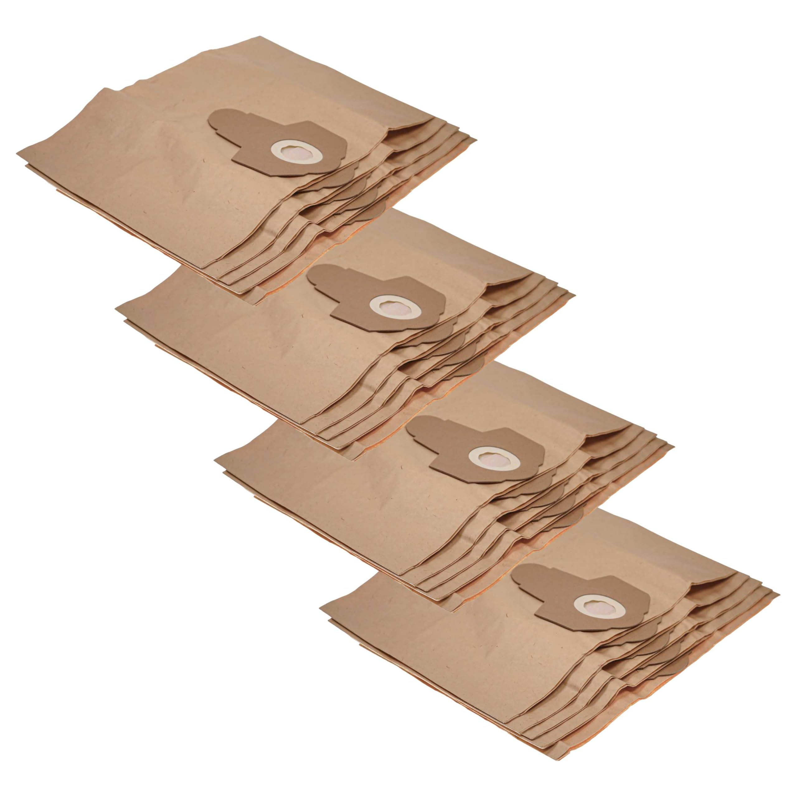 vhbw 20x sacchetto compatibile con Volta P 80 / P80, Aquadry 20 L, U 147 / U147, U 149 / U149 aspirapolvere - 31,5cm x 19cm