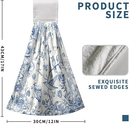 Miniatura 4 de Juego de 2 toallas de mano colgantes con diseño de gnomos de otoño, diseño de girasol, hojas de arce, calabazas, con lazo, toallas de baño de otoño