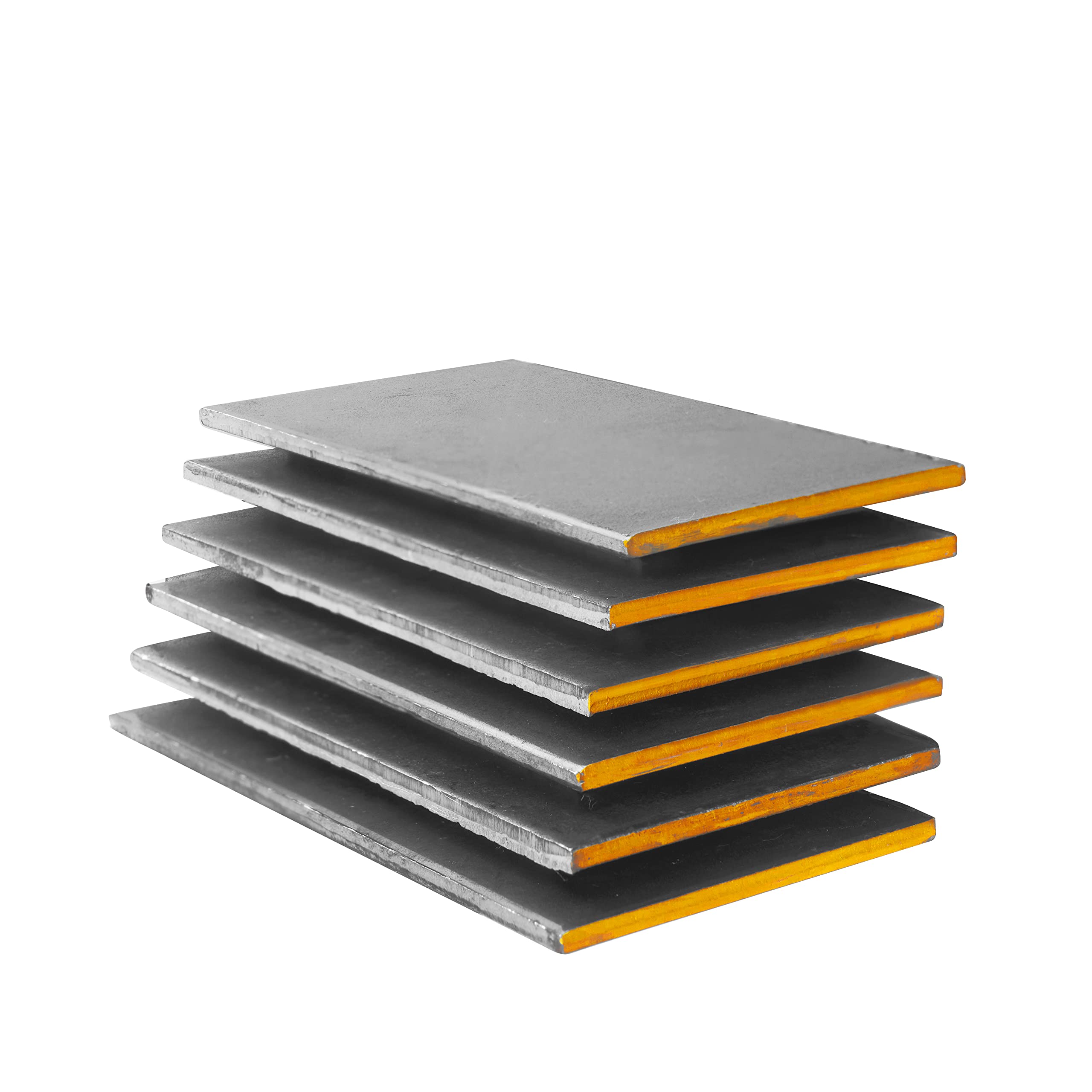 6 Pack 4"x2"x0.125" 1084 Steel Flat Stock Bar Blade Billets for Knife Making - Annealed High Carbon Steel for Professional & Hobbyist Forging -