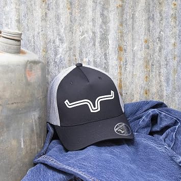 Kimes Ranch Unisex 110 Double Trac Trucker Horns Patch Adjustable Snapback One-Size Hat