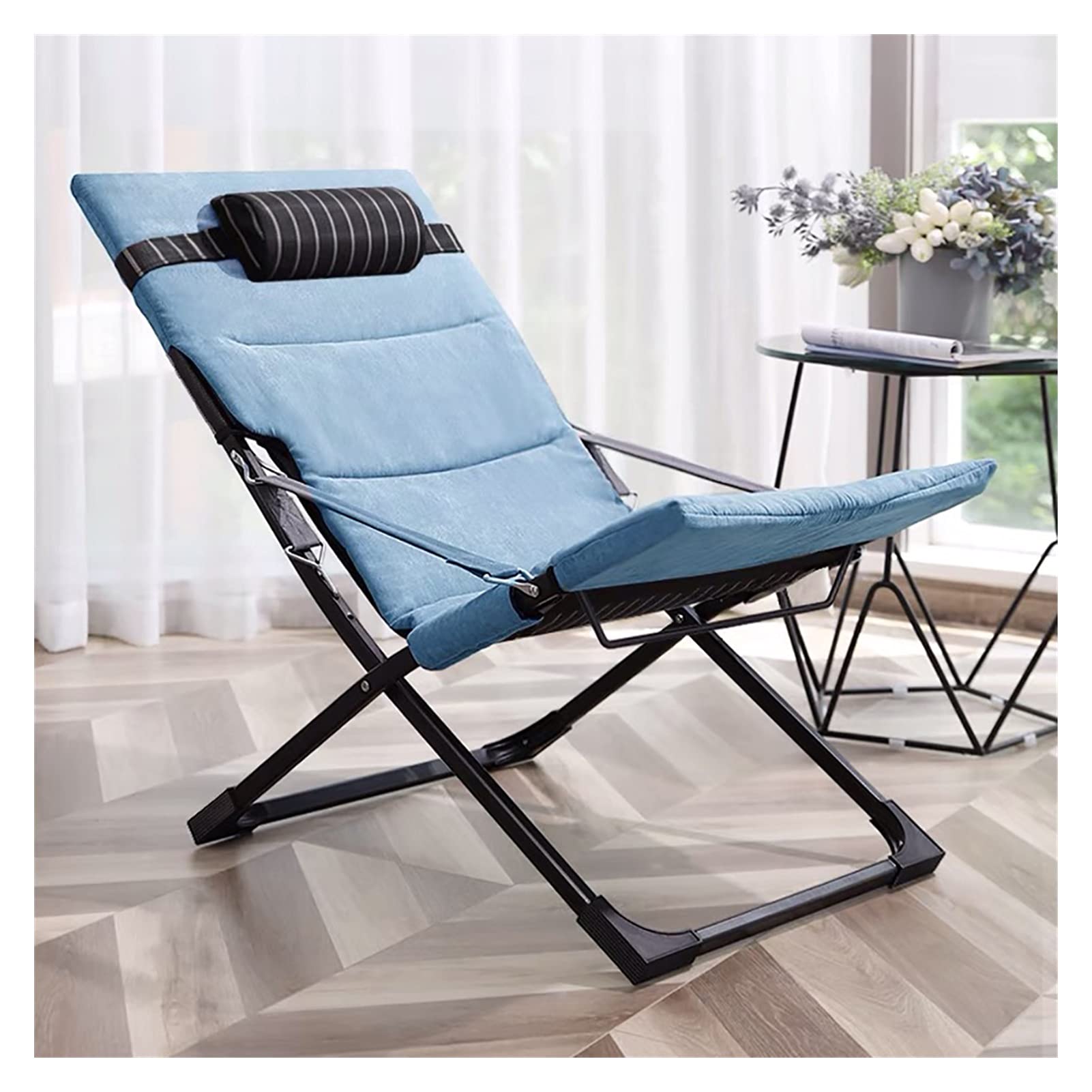 Chaise Longue Durable Légère et Portable avec Sac pour Camping