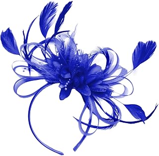 royal blue fascinators wedding