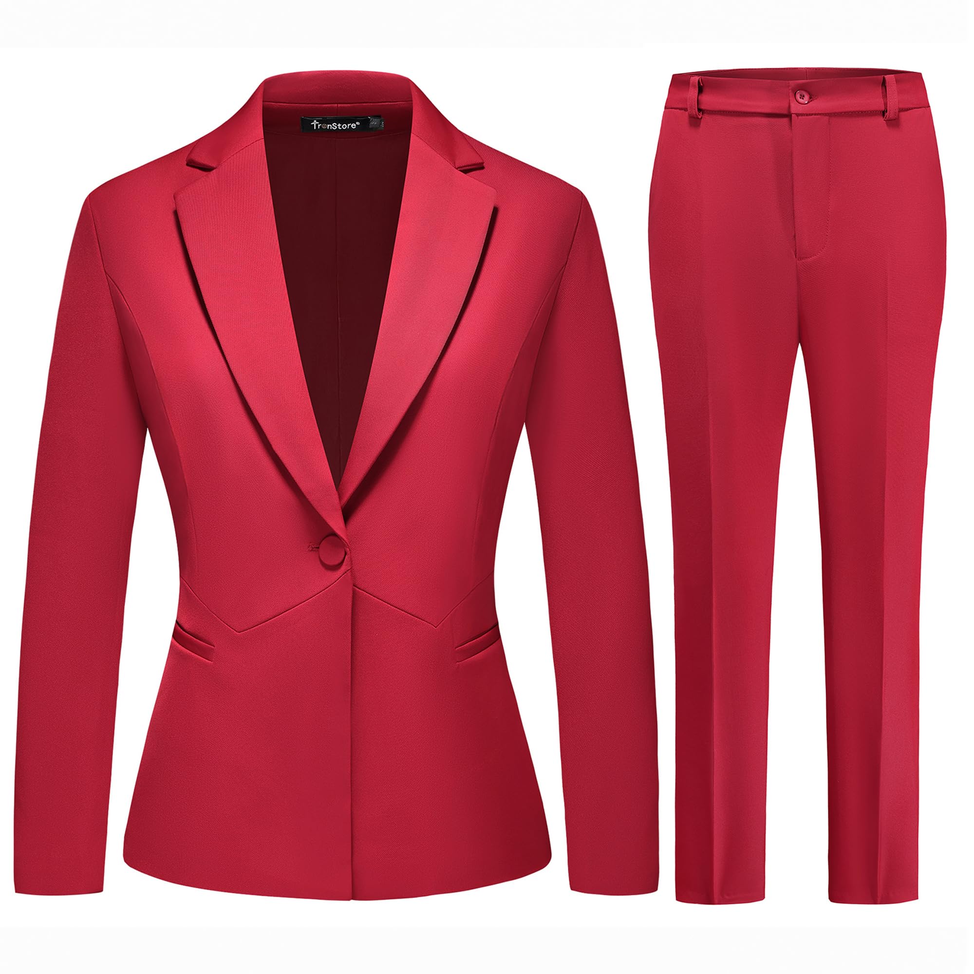 Women's Business Suits for Work Professional 2 Piece Slim Fit Outfits for Women