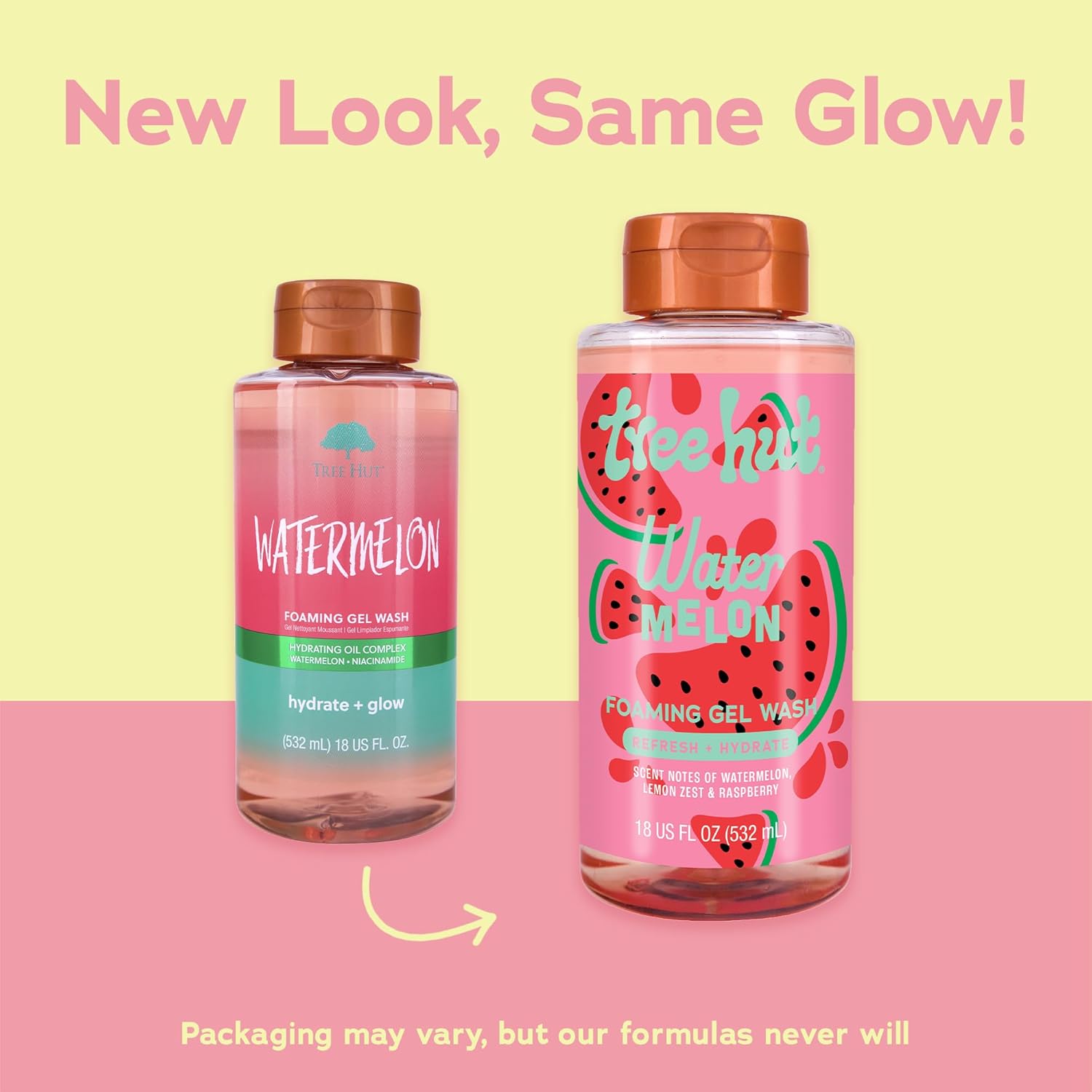 Tree Hut Watermelon Nourishing, Moisturizing & Hydrating Foaming Gel Wash, 18 oz. - Image 2