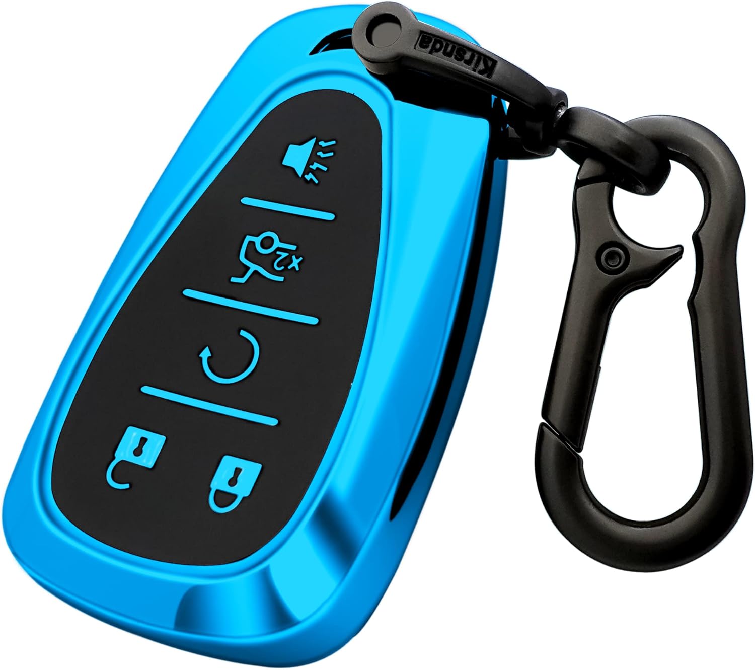 Kirsnda for Chevrolet key fob cover case with keychain,Soft