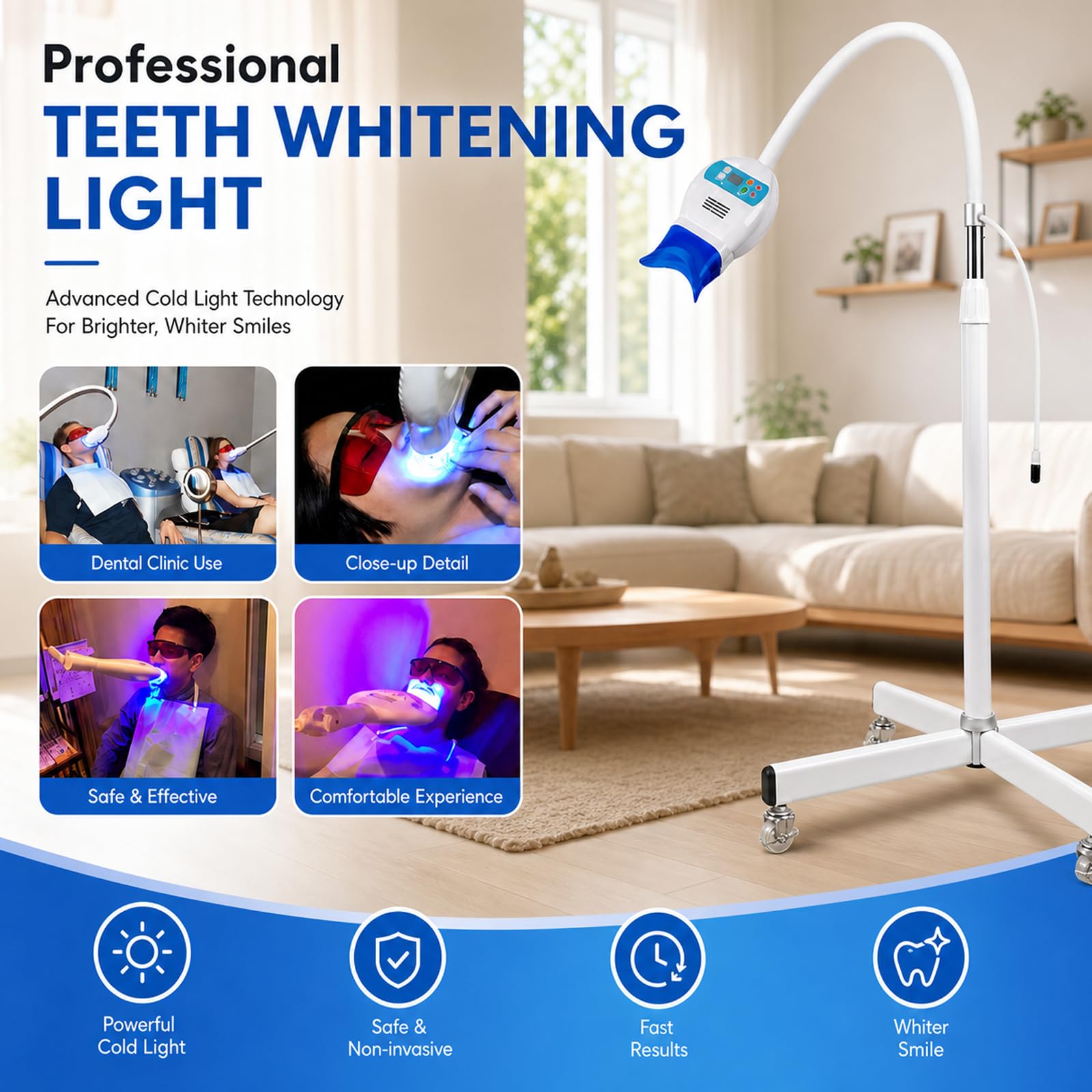 UrząDzenie Do Wybielania ZęBóW 12LEDs