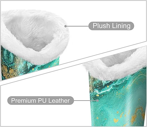 Miniatura 6 de Fintie Soporte para anteojos forrado de felpa con base magnética, estuche de cuero vegano prémium para lentes