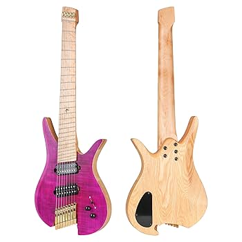 Amazon | Batking ヘッドレス エレキ ギター ファンネド