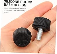 Vista 2 de DOITOOL 60 piezas de base de mesa con tornillos, extensores de altura de silla, patas ajustables para muebles, patas para armarios, niveladores