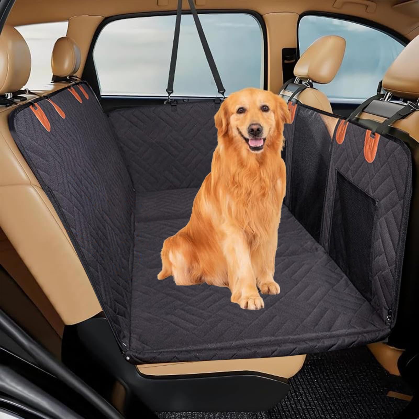 para asiento de coche para perros – Tela Oxford impermeable, protector | antideslizante para hamaca en el asiento trasero | Protector contra derrames y rasguños para el pelo de mascotas, accesorio