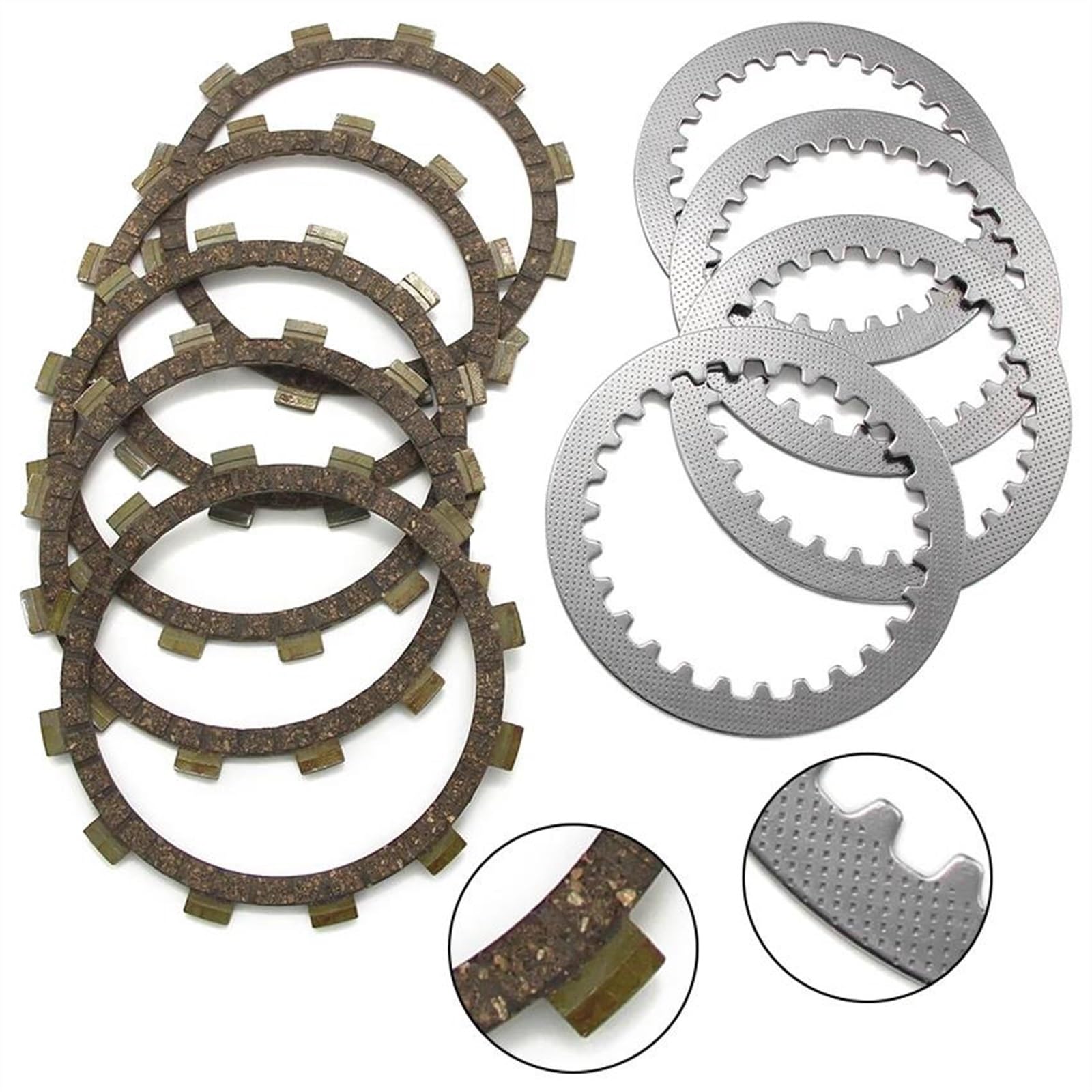Reemplazo Disco Embrague Kit De Placa Disco Fricción Embrague Motocicleta, para Yamaha SR250 SR 250 1991 1992 1993 1994 1995 1996 1997 1998 1999 2000
