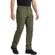 DANISH ENDURANCE Hiking Pants for Men, Softshell Lightweight Water-Resistant Outdoor Trousers with Stretch and Cargo Pockets