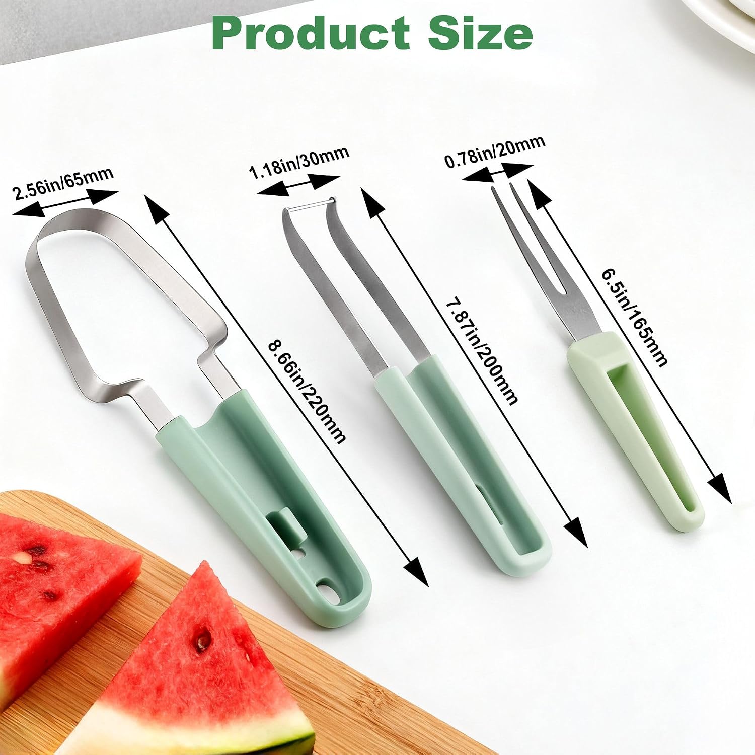 Watermelon Cutter Slicer Tool 3 in 1 image 3