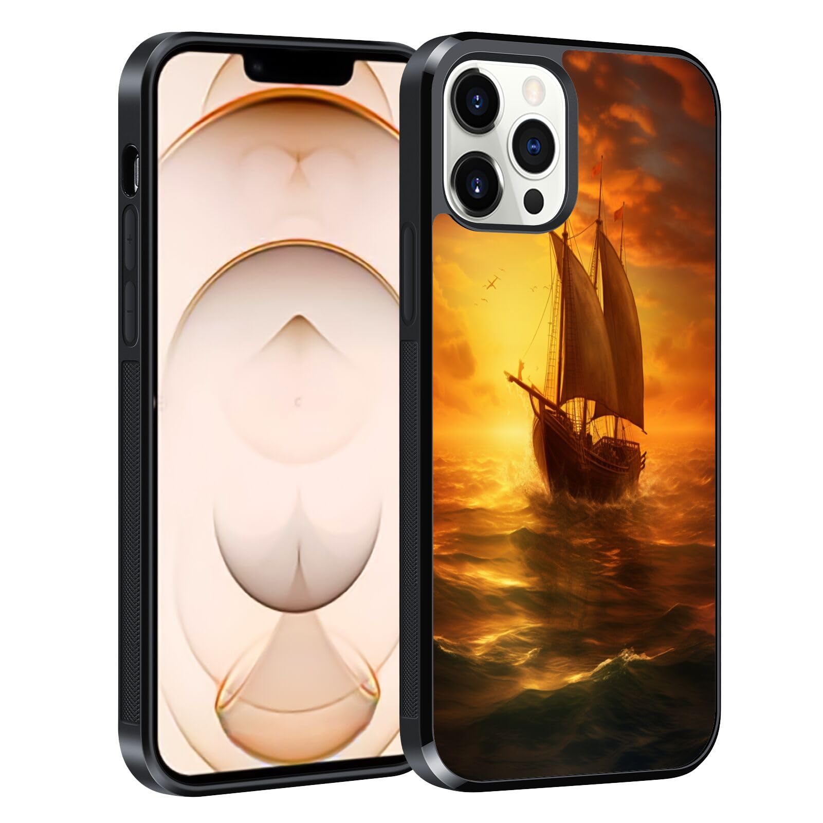KUAVETO Case Suitable for iPhone 13 Pro Dolphin-aa965 Pattern Design Phone Case Soft Silicone Slim-Fit Flexible TPU Protective Shockproof Case for iPhone 13 Pro Multicolor