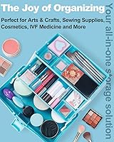 Vista 6 de Organizadores y Almacenamiento de Manualidades de Plástico de 3 Capas de 12 Pulgadas, Caja de Aparejos Plegable Portátil con Asa y Divisores