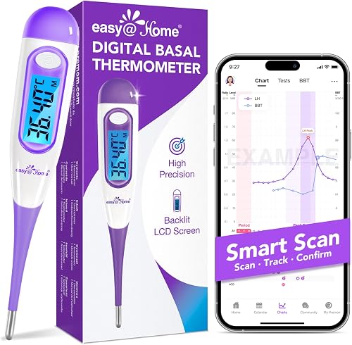 Thermomètre Basal Ovulation Symptothermie Oral: Easy@Home Thermo 