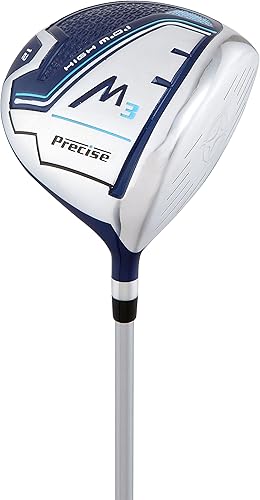 Miniatura 4 de Precise El juego completo de palos de golf M3 para mujer incluye conductor, Fairway, híbrido, hierros 7-PW, putter, bolsa de soporte, 3 HC azul,