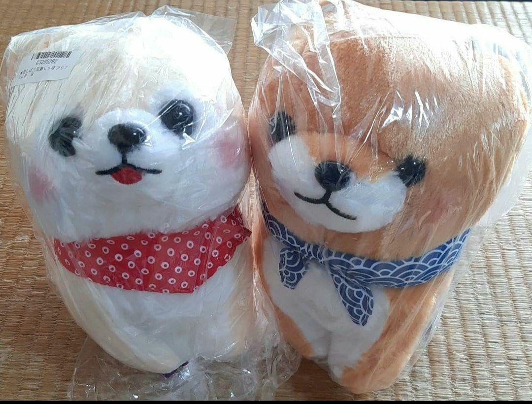 Amazon.co.jp: 豆しば三兄弟 しっぽフリフリ JB ぬいぐるみ 2種類