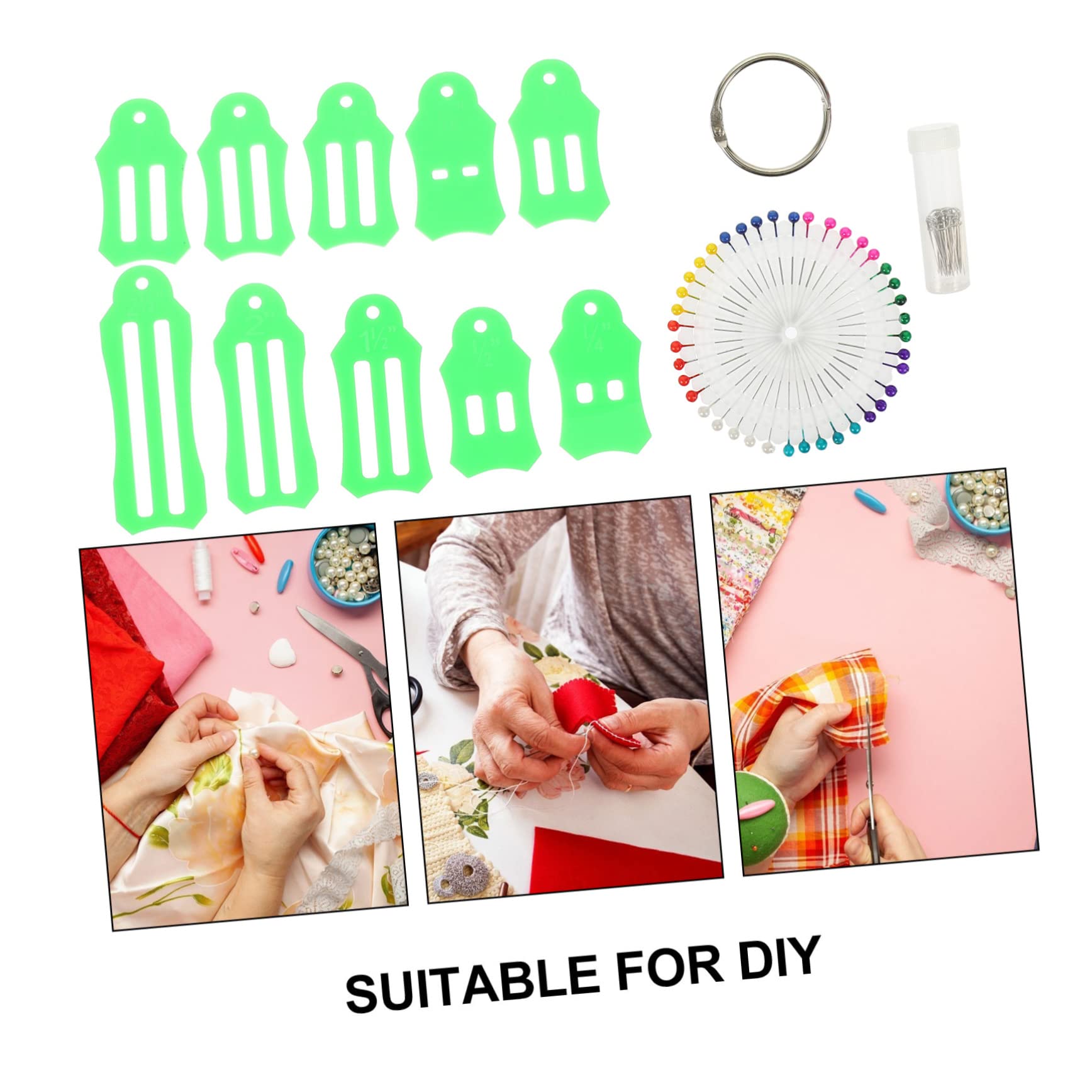 STOBOK 5juegos Herramientas De Coser Para Acolchar Fabricante De Cintas De Tela Herramienta De Coser Para Proyectos De Manualidades y Bricolaje