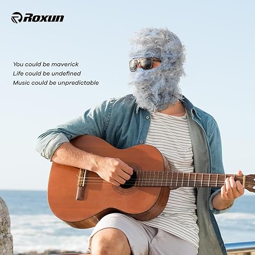 Miniatura 6 de Distressed Balaclava Ski Mask, ShiestyYeat Airsoft Custom Camo Knitted Face Mask for MenWomen